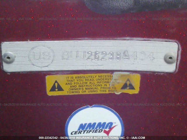 BUJ26238A404 - 2004 BASSTRACKER BASS BOAT  Unknown photo 9