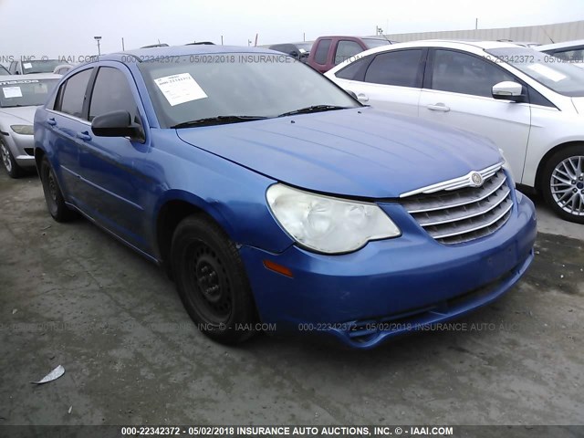 1C3LC46K17N668654 - 2007 CHRYSLER SEBRING BLUE photo 1