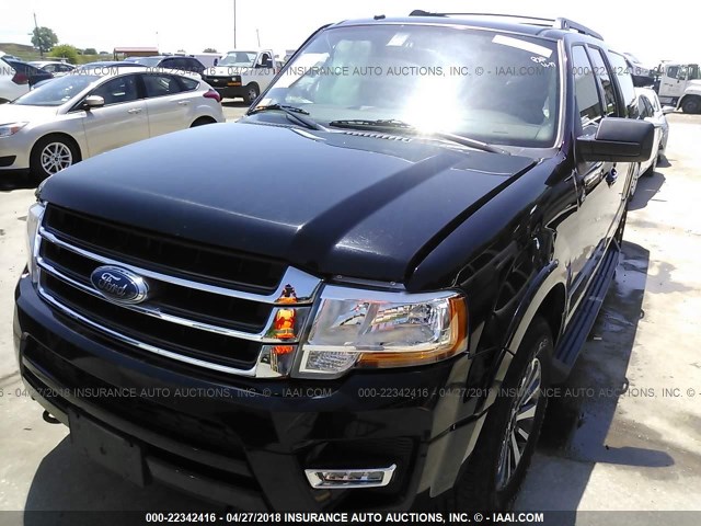 1FMJK1JT3HEA70597 - 2017 FORD EXPEDITION EL XLT/EL KING RANCH BLACK photo 2