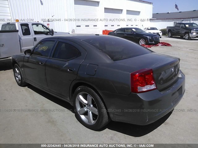 2B3KA33V79H578508 - 2009 DODGE CHARGER SXT GRAY photo 3