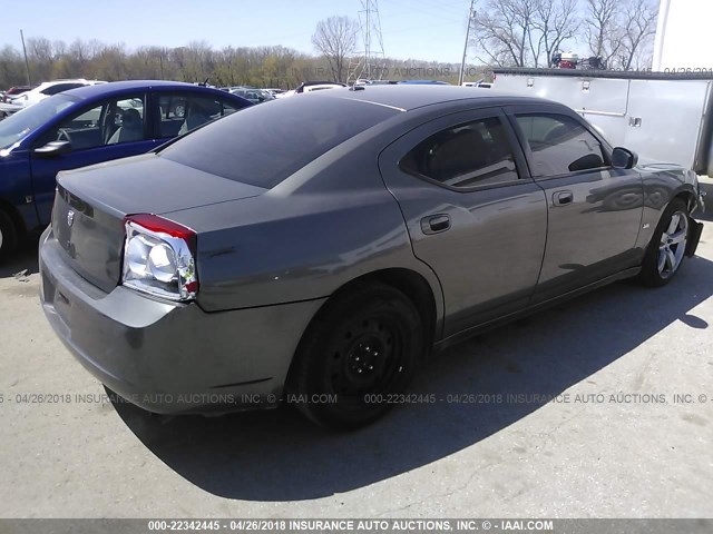 2B3KA33V79H578508 - 2009 DODGE CHARGER SXT GRAY photo 4