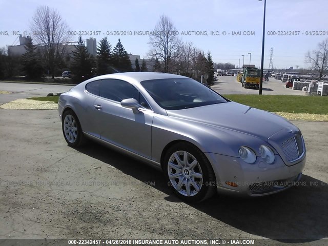 SCBCR63W36C039424 - 2006 BENTLEY CONTINENTAL GT GRAY photo 1