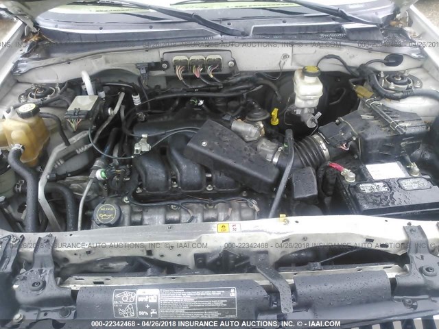 4M2CU97197KJ19260 - 2007 MERCURY MARINER PREMIER CREAM photo 10