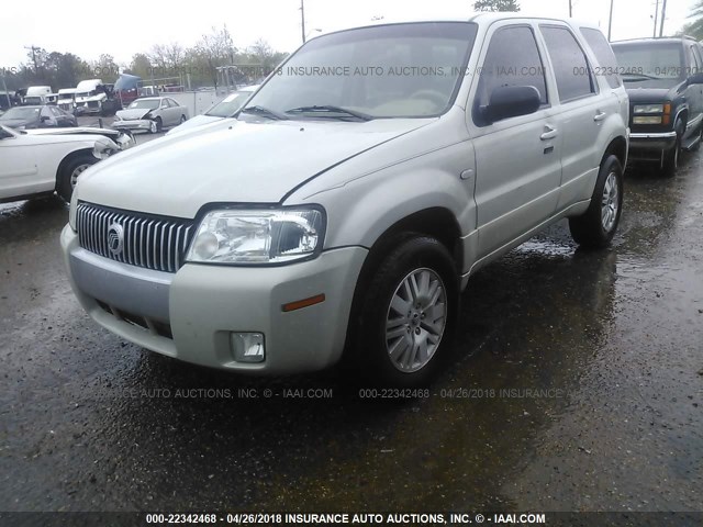 4M2CU97197KJ19260 - 2007 MERCURY MARINER PREMIER CREAM photo 2