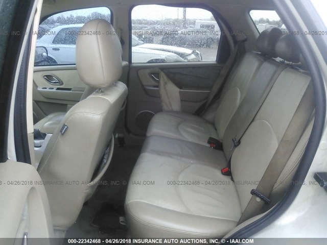 4M2CU97197KJ19260 - 2007 MERCURY MARINER PREMIER CREAM photo 8