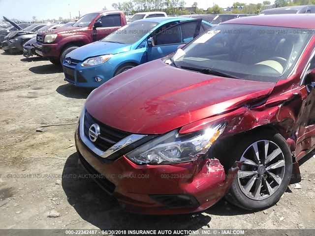 1N4AL3AP0GC154425 - 2016 NISSAN ALTIMA 2.5/S/SV/SL/SR MAROON photo 6