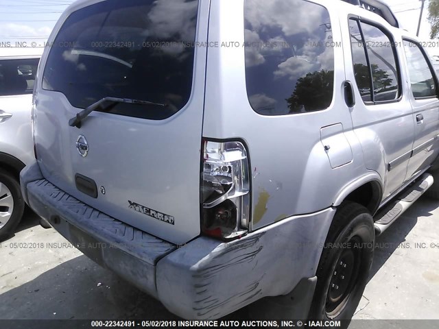 5N1ED28T34C632155 - 2004 NISSAN XTERRA XE/SE GRAY photo 6