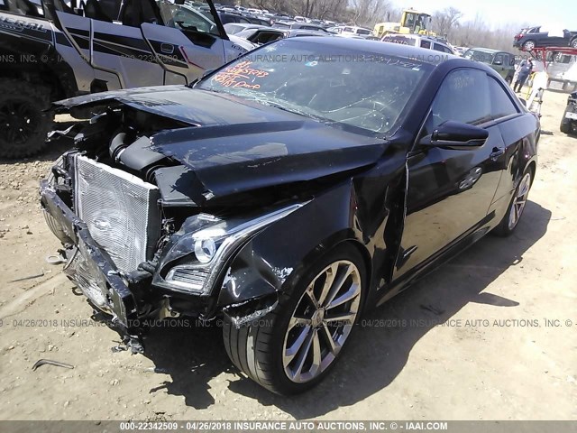 1G6AN1RY7G0103952 - 2016 CADILLAC ATS-V BLACK photo 2