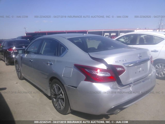 1N4AL3AP6HC226598 - 2017 NISSAN ALTIMA 2.5/S/SV/SL/SR SILVER photo 3