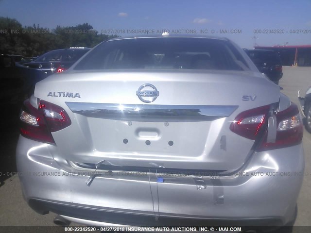 1N4AL3AP6HC226598 - 2017 NISSAN ALTIMA 2.5/S/SV/SL/SR SILVER photo 6