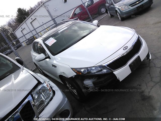 5XXGN4A77CG040145 - 2012 KIA OPTIMA EX WHITE photo 1