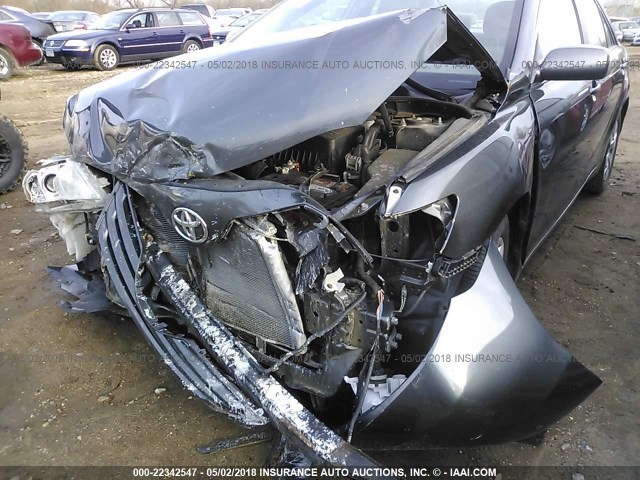 4T4BE46K29R050853 - 2009 TOYOTA CAMRY SE/LE/XLE GRAY photo 6
