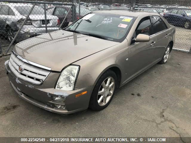 1G6DW677470195510 - 2007 CADILLAC STS BROWN photo 2