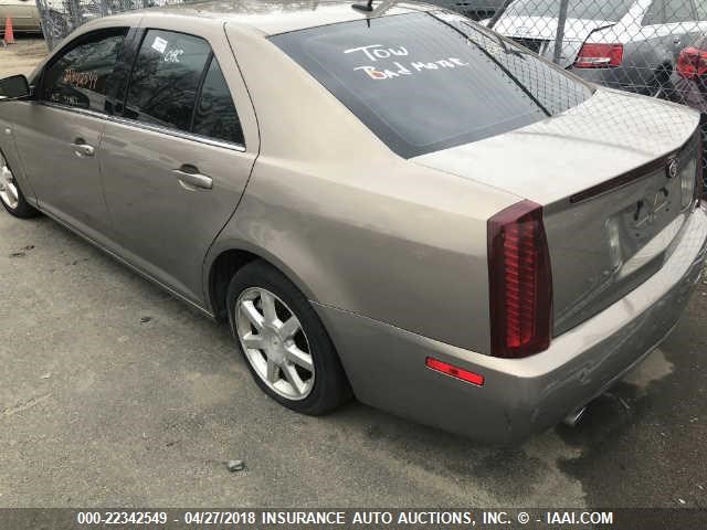 1G6DW677470195510 - 2007 CADILLAC STS BROWN photo 3