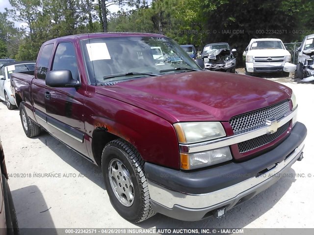 2GCEC19T141238658 - 2004 CHEVROLET SILVERADO C1500 RED photo 1