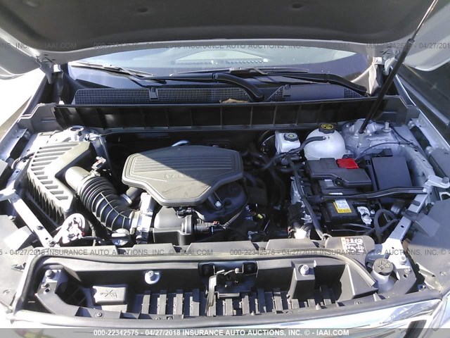 1GKKNMLS9JZ175489 - 2018 GMC ACADIA SLT-1 Srebrny zdjęcie 10