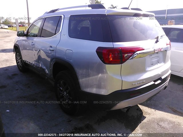 1GKKNMLS9JZ175489 - 2018 GMC ACADIA SLT-1 SILVER photo 3