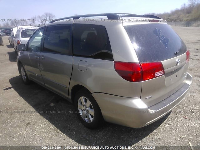 5TDZA23C14S120978 - 2004 TOYOTA SIENNA CE/LE SILVER photo 3