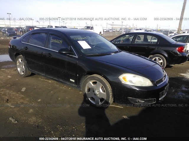 2G1WD58C569255227 - 2006 CHEVROLET IMPALA SUPER SPORT BLACK photo 1