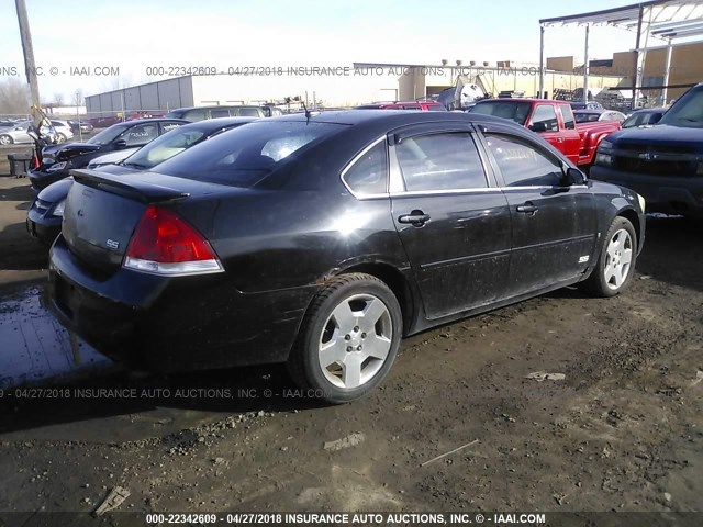 2G1WD58C569255227 - 2006 CHEVROLET IMPALA SUPER SPORT BLACK photo 4