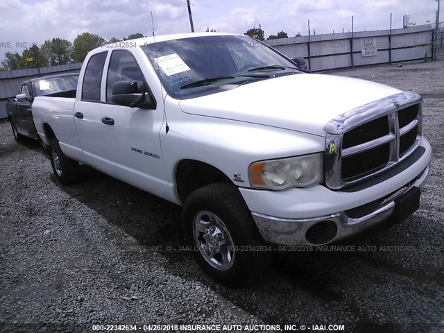 3D7KU28C14G235103 - 2004 DODGE RAM 2500 ST/SLT WHITE photo 1