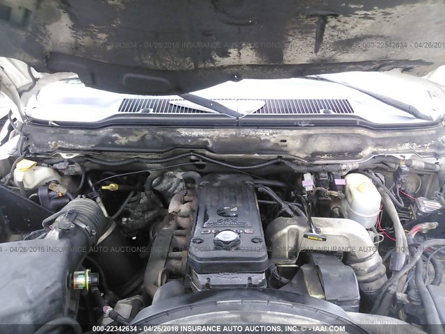 3D7KU28C14G235103 - 2004 DODGE RAM 2500 ST/SLT 白色 照片 10