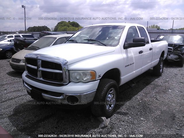 3D7KU28C14G235103 - 2004 DODGE RAM 2500 ST/SLT WHITE photo 6