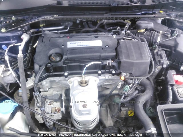 1HGCR2F53EA293977 - 2014 HONDA ACCORD SPORT Көк фото 10