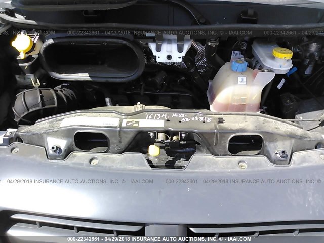 3C6TRVDG7HE546635 - 2017 RAM PROMASTER 2500 2500 HIGH WHITE photo 10