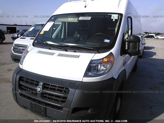 3C6TRVDG7HE546635 - 2017 RAM PROMASTER 2500 2500 HIGH WHITE photo 2