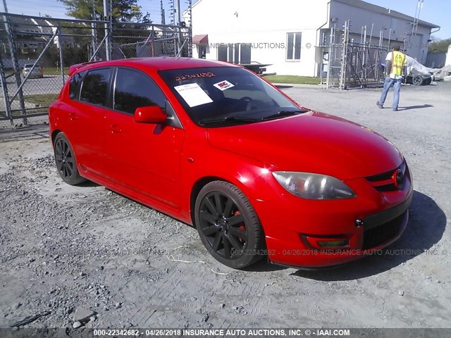 JM1BK34M471626642 - 2007 MAZDA SPEED 3 红色 照片 1