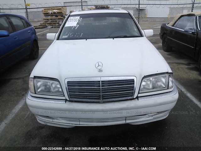 WDBHA29G2XF765423 - 1999 MERCEDES-BENZ C 280 WHITE photo 6