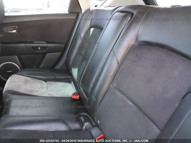 JM1BK34L581140625 - 2008 MAZDA SPEED 3 GRAY photo 8