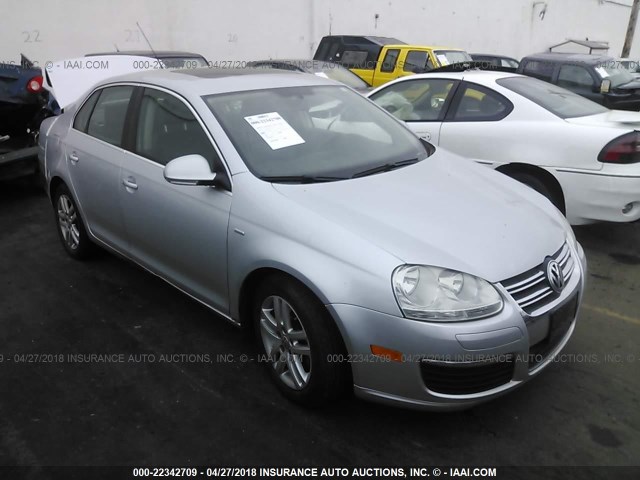 3VWEF71K07M195129 - 2007 VOLKSWAGEN JETTA WOLFSBURG SILVER photo 1