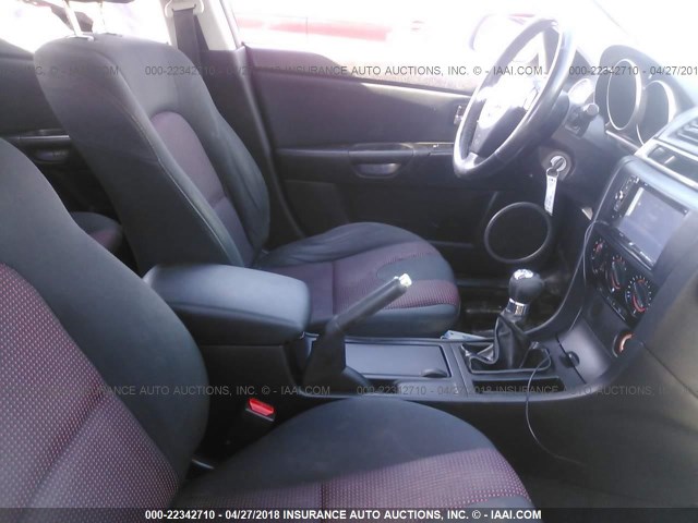 JM1BK143361505062 - 2006 MAZDA 3 HATCHBACK BLACK photo 5