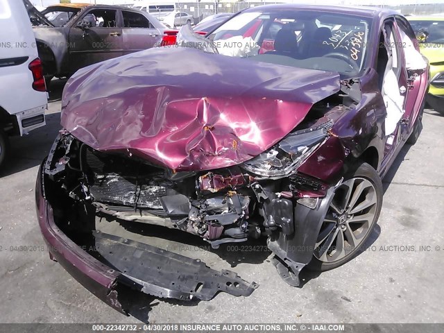 1HGCR2F52FA045480 - 2015 HONDA ACCORD SPORT 勃艮第红 照片 6