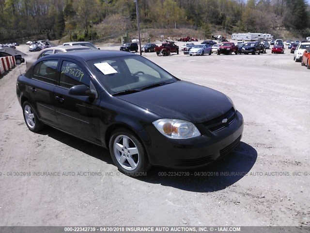 1G1AF5F54A7211755 - 2010 CHEVROLET COBALT 2LT BLACK photo 1