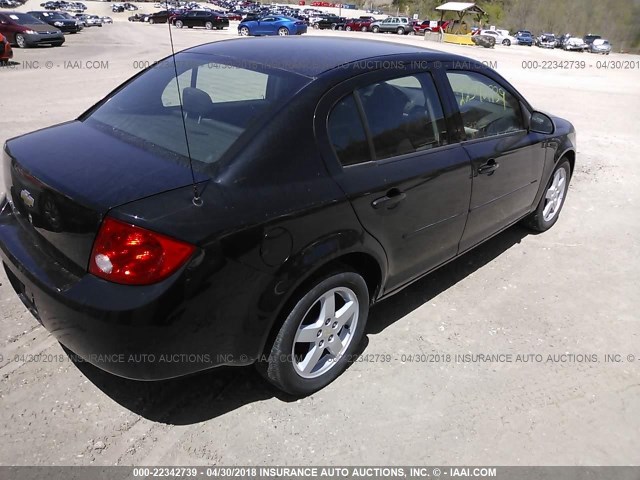 1G1AF5F54A7211755 - 2010 CHEVROLET COBALT 2LT BLACK photo 4