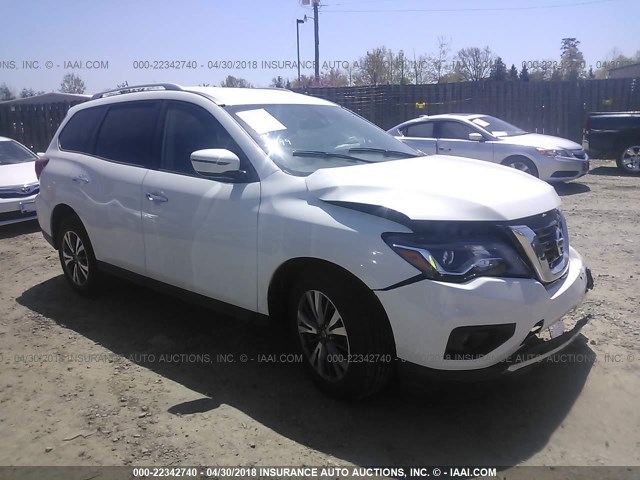5N1DR2MM0HC638416 - 2017 NISSAN PATHFINDER S/SV/SL/PLATINUM 白色 照片 1