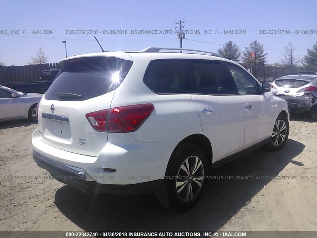 5N1DR2MM0HC638416 - 2017 NISSAN PATHFINDER S/SV/SL/PLATINUM 白色 照片 4