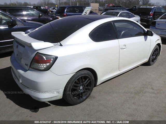 JTKDE167070207486 - 2007 TOYOTA SCION TC 白色 照片 4