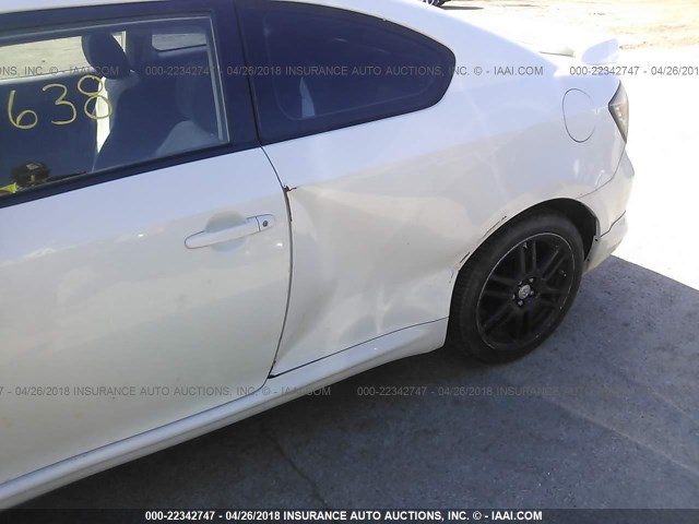 JTKDE167070207486 - 2007 TOYOTA SCION TC 白色 照片 6