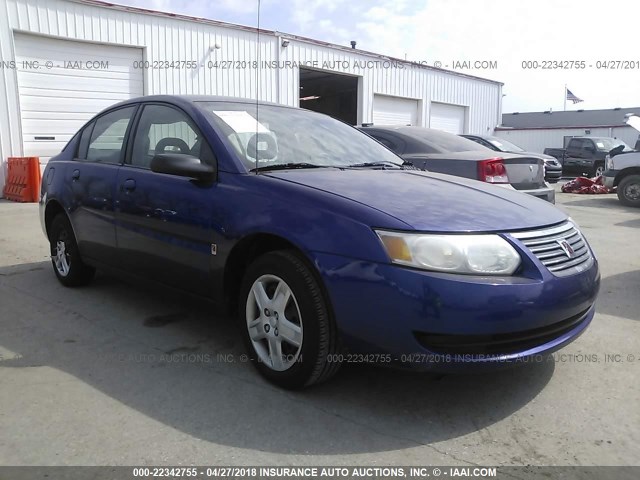 1G8AJ55F96Z201468 - 2006 SATURN ION LEVEL 2 BLUE photo 1