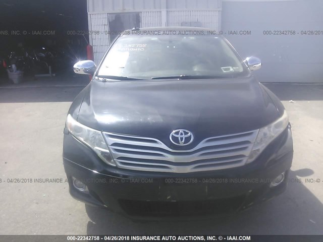 4T3ZA3BB4AU030300 - 2010 TOYOTA VENZA BLACK photo 6