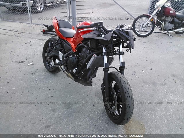 JKAEXEJ10HDA01740 - 2017 KAWASAKI EX650 J ნარინჯისფერი ფოტო 1