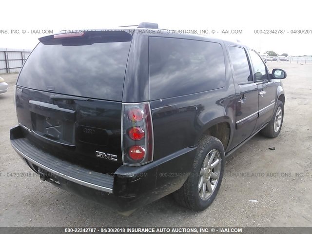 1GKFK66867J251697 - 2007 GMC YUKON XL DENALI BLACK photo 4