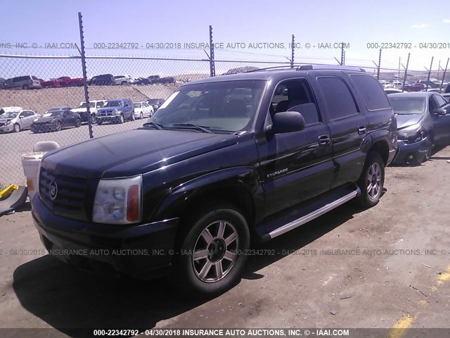 1GYEK63N82R108661 - 2002 CADILLAC ESCALADE LUXURY BLACK photo 2