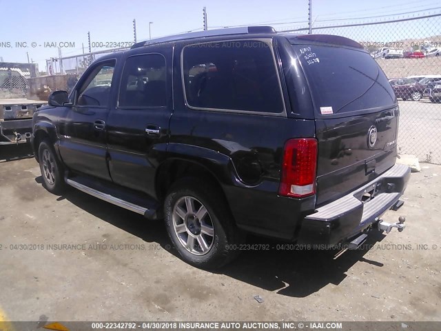 1GYEK63N82R108661 - 2002 CADILLAC ESCALADE LUXURY BLACK photo 3