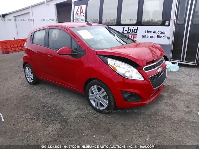 KL8CD6S91FC738941 - 2015 CHEVROLET SPARK 1LT RED photo 1