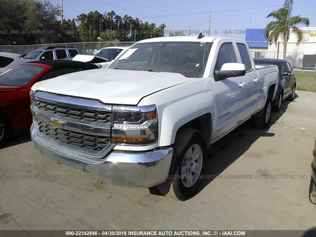 1GCRCREC9JZ134864 - 2018 CHEVROLET SILVERADO C1500 LT WHITE photo 2